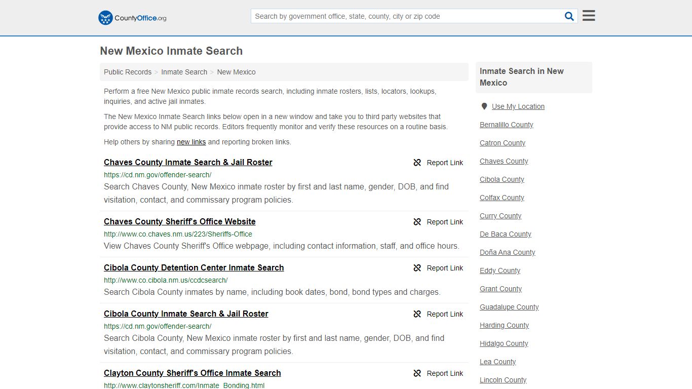 Inmate Search - New Mexico (Inmate Rosters & Locators)